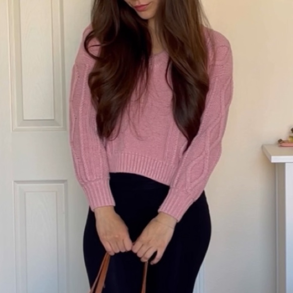 MADEWELL| pink sweater